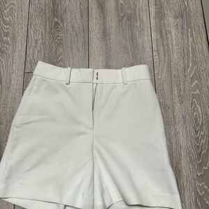 Babaton High Waist Shorts in White